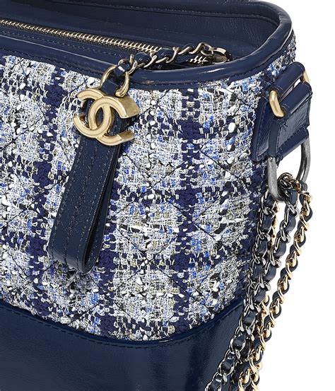 chanel gabrielle tweed bag.